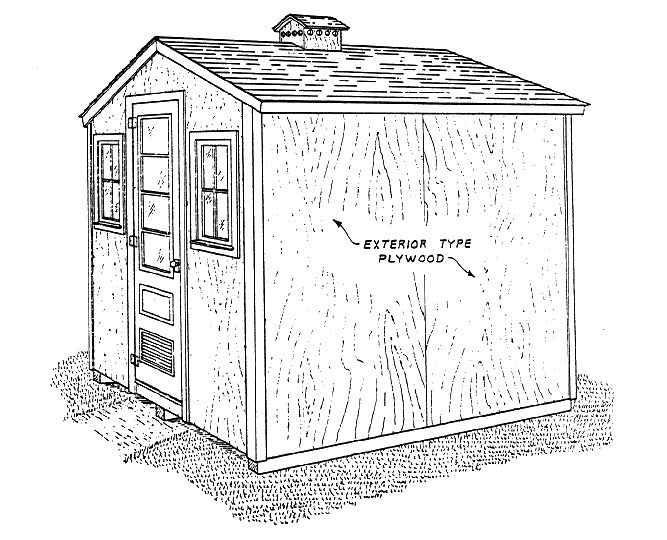 Small Chicken House - DIY Chicken Coop Plan